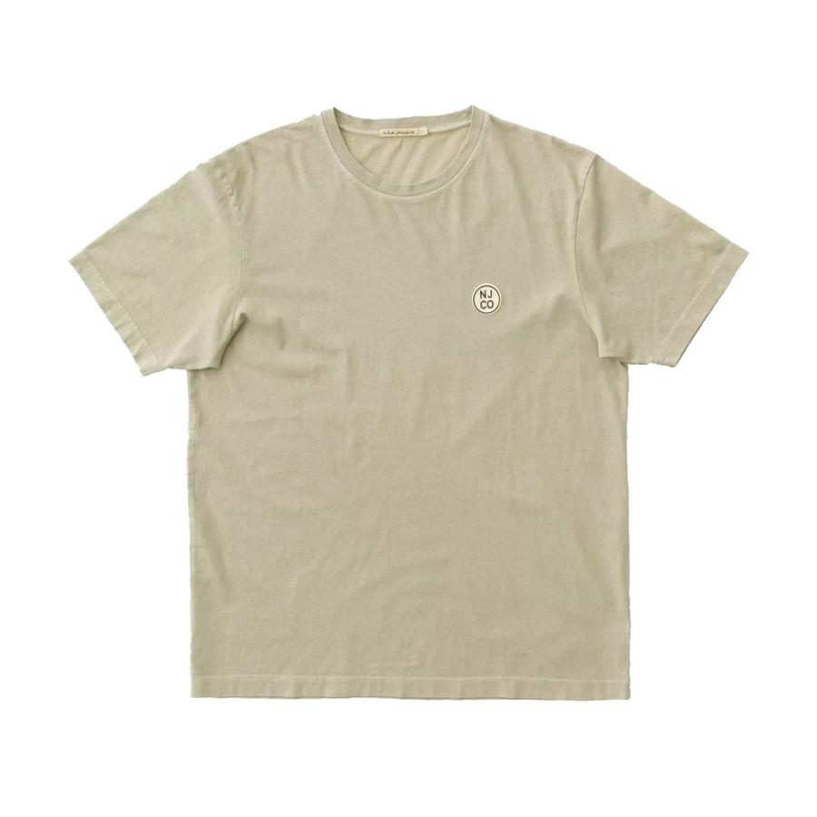 ヌーディージーンズ Tシャツ メンズ 正規販売店 Nudie Jeans 半袖Tシャツ クルーネックTシャツ UNO NJCO CIRCLE CREW TEE BEIGE B16 131680｜mixon｜05