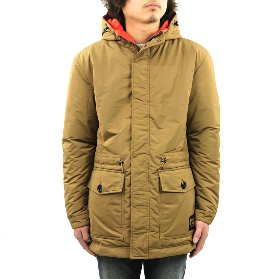 スコッチアンドソーダ コート メンズ 正規販売店 SCOTCH＆SODA アウター フード付きコート REVERSIBLE LONG JACKET WITH BIG POCKETS 154362 81119 COMBO A クリスマス プレゼント ラッピング SCOTCH＆SODA（スコッチアンドソーダ） コート メンズ 正規販売店