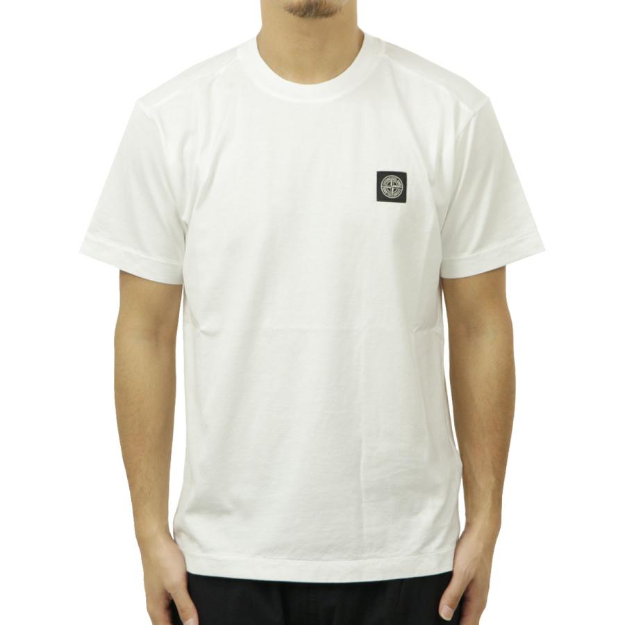 【ボーナスストア 誰でも+5% 6/4 0:00〜6/5 23:59】 ストーンアイランド メンズ 半袖Tシャツ 正規品 STONE ISLAND ロゴ T  父の日 プレゼント ラッピングの画像