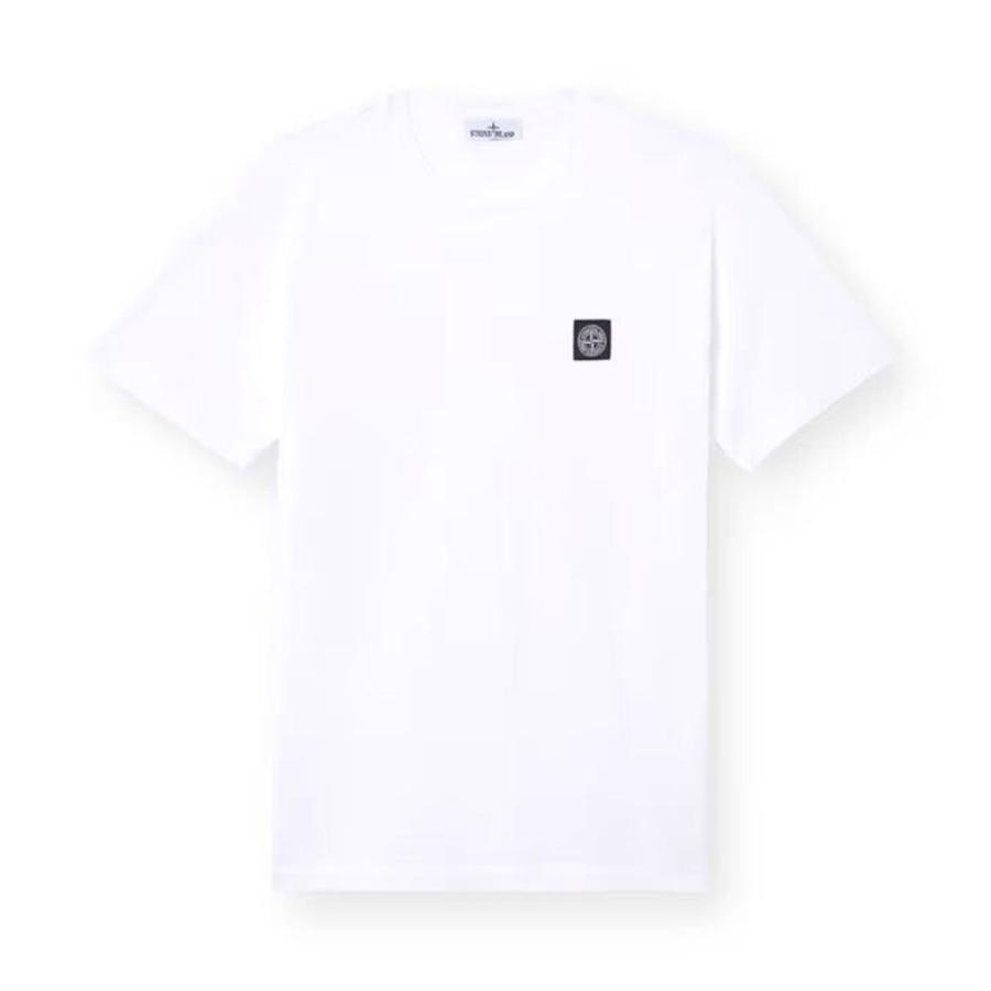 【ボーナスストア 誰でも+5% 6/4 0:00〜6/5 23:59】 ストーンアイランド メンズ 半袖Tシャツ 正規品 STONE ISLAND ロゴ T  父の日 プレゼント ラッピングの画像
