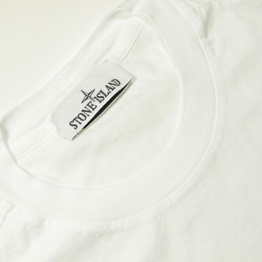 【ボーナスストア 誰でも+5% 6/4 0:00〜6/5 23:59】 ストーンアイランド メンズ 半袖Tシャツ 正規品 STONE ISLAND ロゴ T  父の日 プレゼント ラッピングの画像
