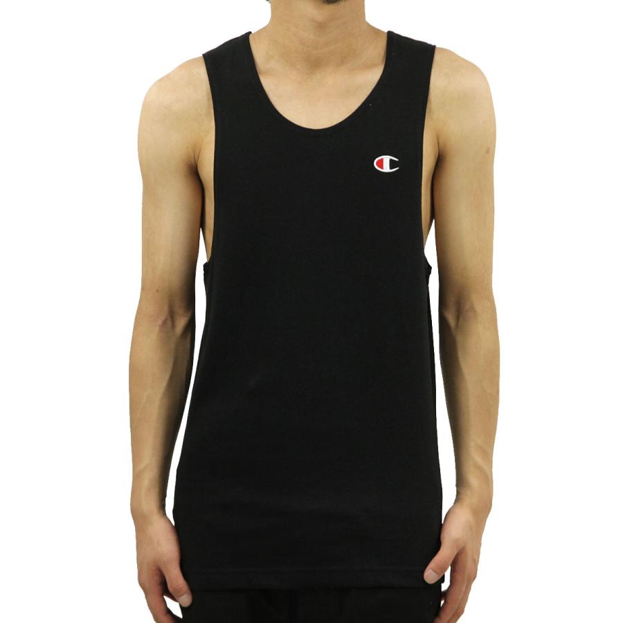 チャンピオン タンクトップ メンズ 正規品 CHAMPION 無地 タンクトップ HERITAGE TANK TOP TEE 70oz T5837549958 003 BLACK｜mixon｜02