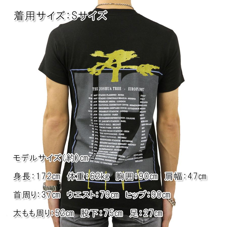 ミュージックティ バンドTシャツ メンズ 正規品 MUSIC TEE フォトT ロックTシャツ 半袖Tシャツ U2 ヨシュア・トゥリー U2 JOSHUA TREE MUSIC TEE |  | 02