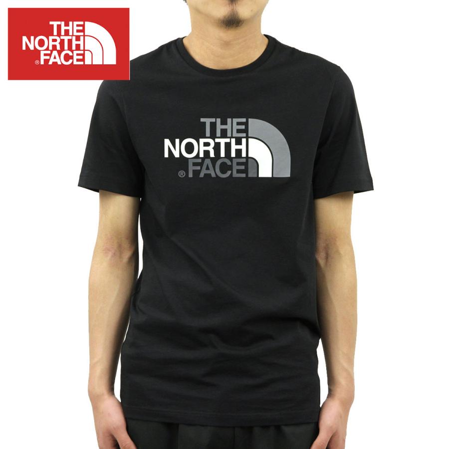 ノースフェイス Tシャツ メンズ 正規品 THE NORTH FACE 半袖Tシャツ クルーネック ロゴTシャツ SHORT SLEEVE EASY TEE NF0A2TX3 TNF BLACK | THE NORTH FACE