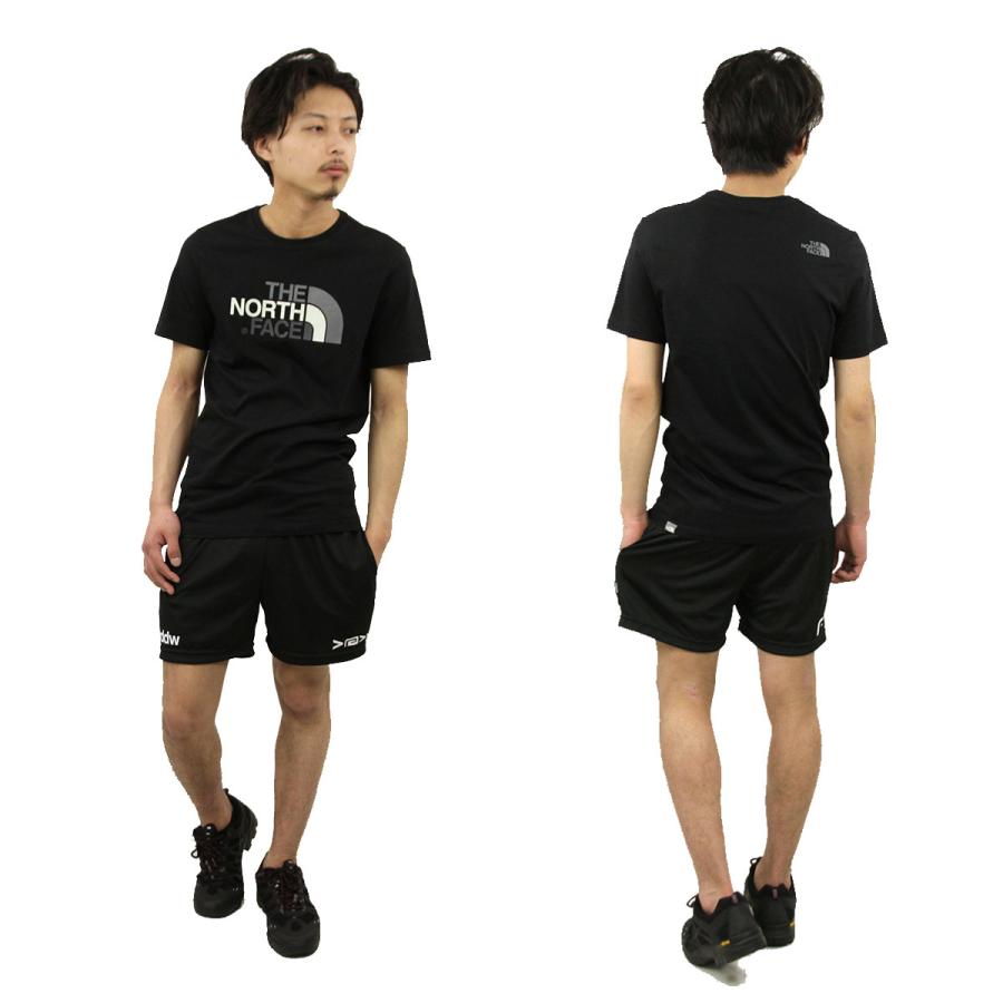 ノースフェイス Tシャツ メンズ 正規品 THE NORTH FACE 半袖Tシャツ クルーネック ロゴTシャツ SHORT SLEEVE EASY TEE NF0A2TX3 TNF BLACK | THE NORTH FACE | 10