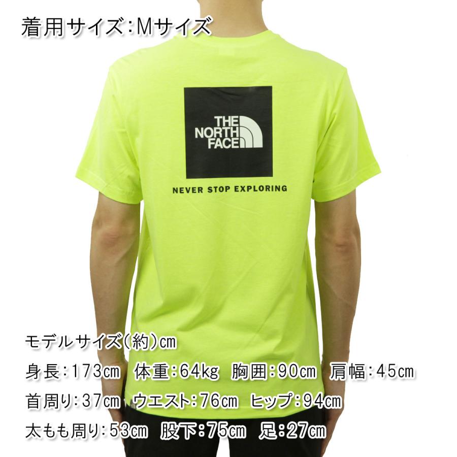 ノースフェイス メンズ 半袖Tシャツ 正規品 THE NORTH FACE ロゴ バックプリント クルーネック SHORT SLEEVE RED BOX TEE  父の日 プレゼント ラッピング | THE NORTH FACE | 02
