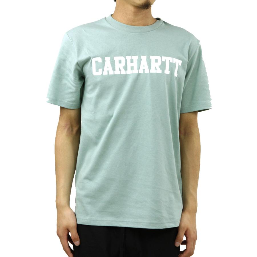 20%OFFセール 【販売期間 3/15 0:00〜3/15 23:59】 カーハート Tシャツ メンズ 正規販売店 CARHARTT WIP 半袖Tシャツ ロゴTシャツ SHORT SLEEVE COLLEGE T- | Carhartt | 01