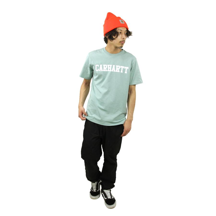20%OFFセール 【販売期間 3/15 0:00〜3/15 23:59】 カーハート Tシャツ メンズ 正規販売店 CARHARTT WIP 半袖Tシャツ ロゴTシャツ SHORT SLEEVE COLLEGE T- | Carhartt | 09