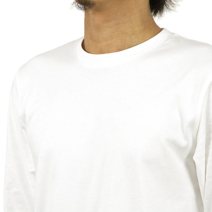 カーハート Tシャツ メンズ 正規販売店 CARHARTT WIP 無地ロンT 長袖Tシャツ LONG SLEEVE BASE T-SHIRT WHITE/BLACK I026265 00AXX | Carhartt | 04