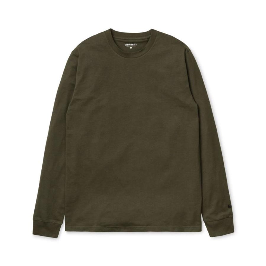 【ボーナスストア 誰でも+5% 3/15 0:00〜3/15 23:59】 カーハート Tシャツ メンズ 正規販売店 CARHARTT WIP 無地ロンT 長袖Tシャツ LONG SLEEVE BASE T-SHI | Carhartt | 04