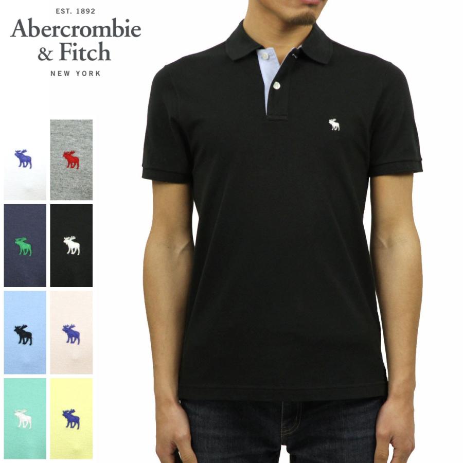 アバクロ Abercrombie＆Fitch 正規品 メンズ ストレッチ ワンポイントロゴ 半袖ポロシャツ STRETCH ICON POLO｜mixon｜10