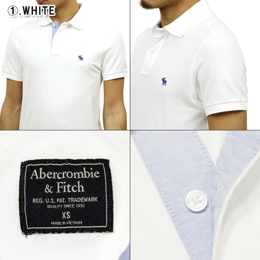 アバクロ Abercrombie＆Fitch 正規品 メンズ ストレッチ ワンポイントロゴ 半袖ポロシャツ STRETCH ICON POLO｜mixon｜14