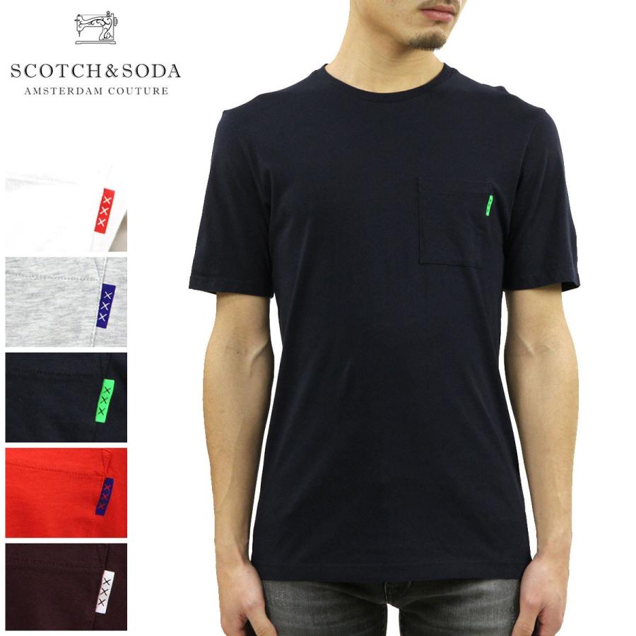 スコッチアンドソーダ Tシャツ 正規販売店 SCOTCH＆SODA クルーネック ポケット 半袖Tシャツ AMS BLAUW CLASSIC POCKET TE 父の日 プレゼント ラッピング｜mixon｜07