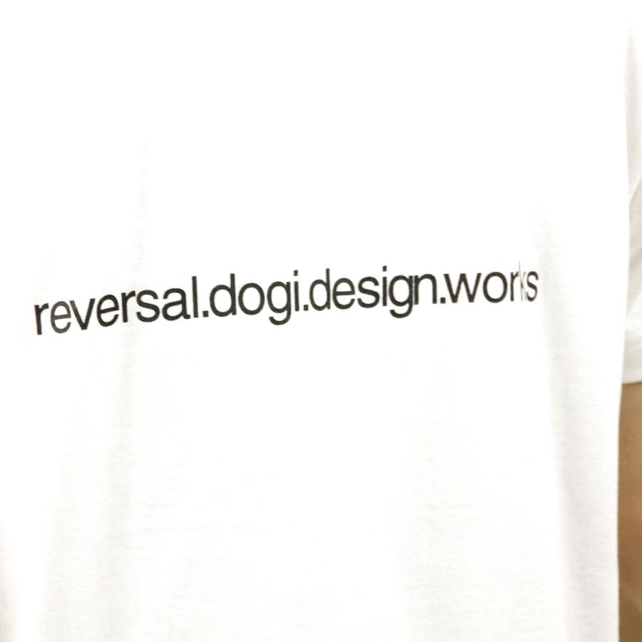 リバーサル Tシャツ メンズ 正規販売店 REVERSAL 半袖Tシャツ コットン ロゴ クルーネック rvddw COTTON TEE rvbs027 WHIT 父の日 プレゼント ラッピング｜mixon｜07