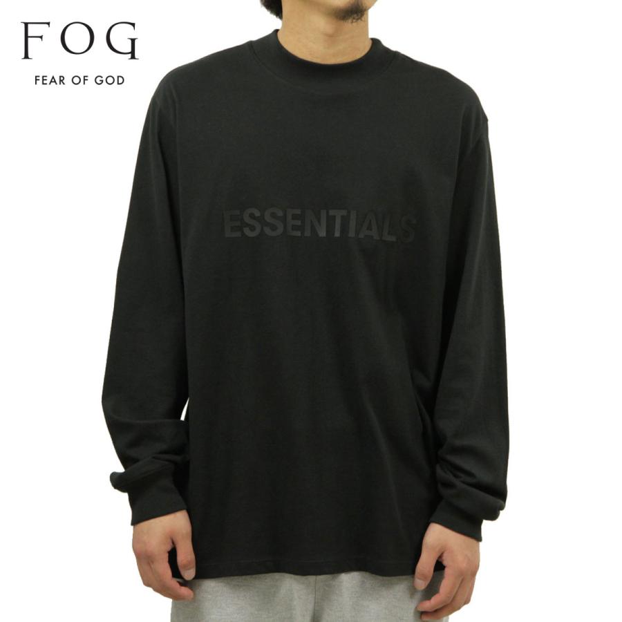 フィアオブゴッド fog essentials ロンT メンズ 正規品 FEAR OF GOD エッセンシャルズ 長袖Tシャツ ロゴ クルー