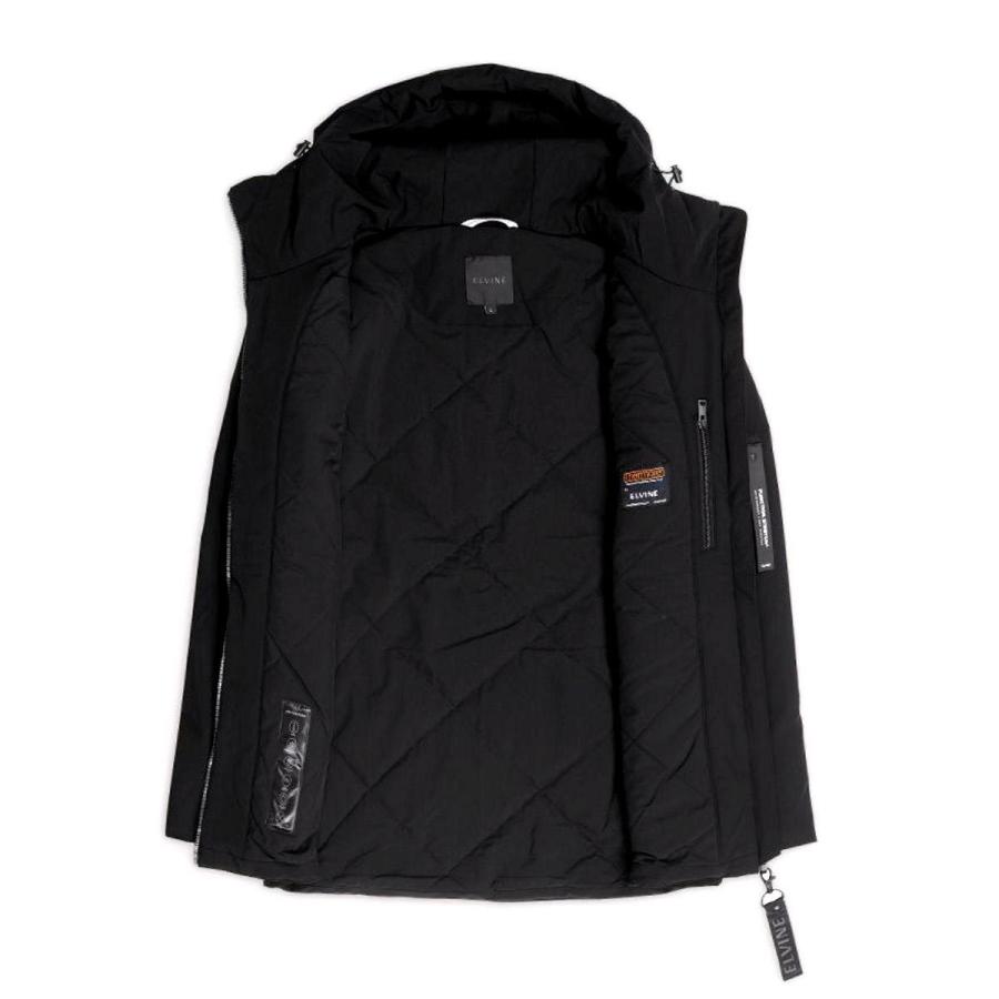 エルバイン アウター メンズ 正規販売店 elvine ジャケット ナイロンジャケット COLE NYLON JACKET FUNCTION STRETCH 193004 110 BLACK クリスマス プレゼント ラッピング elvine エルバイン アウター メンズ 正規販売店 ジャケット ナイロン