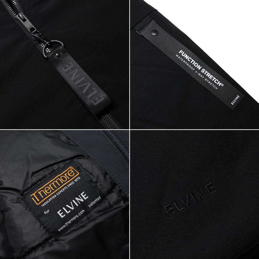 【ボーナスストア 誰でも+5% 6/4 0:00〜6/5 23:59】 エルバイン アウター メンズ 正規販売店 elvine ジャケット ナイロン  父の日 プレゼント ラッピングの画像