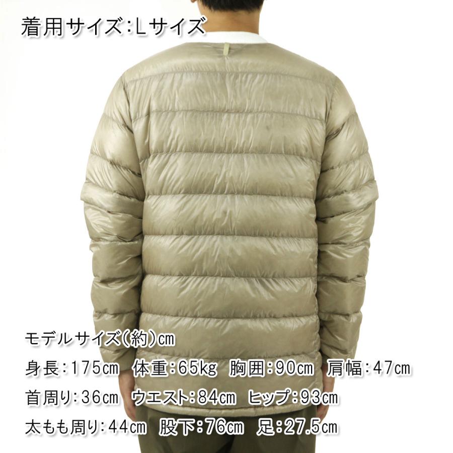 ナンガ メンズ ダウンカーディガン 正規販売店 NANGA インナーダウン ダウンTシャツ INNER DOWN DETACHABLE SLEEVE CARDIGAN DS ND2441-1A901 BEG BEIGE | NANGA | 02