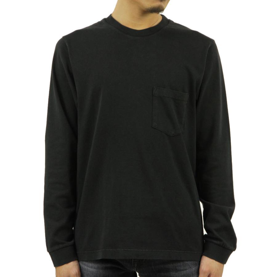 ヌーディージーンズ Tシャツ メンズ 正規販売店 Nudie Jeans 長袖Tシャツ ロンT ポケT RUDI HEAVY POCKET LONG SLEEVE TEE BLACK B01 131713｜mixon｜02