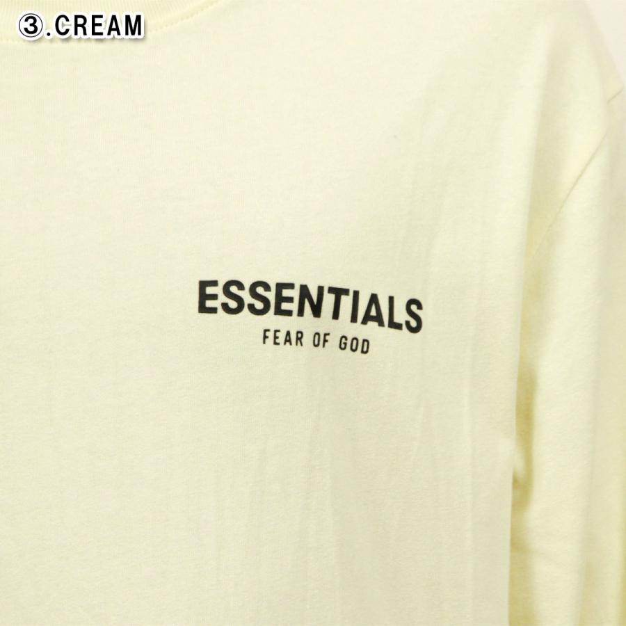 フィアオブゴッド fog essentials ロンT メンズ 正規品 FEAR OF GOD エッセンシャルズ クルーネック ロゴ 長袖Tシャツ FOG ESSENTIALS BOXY LOGO T-SHIRT | FEAR OF GOD | 18