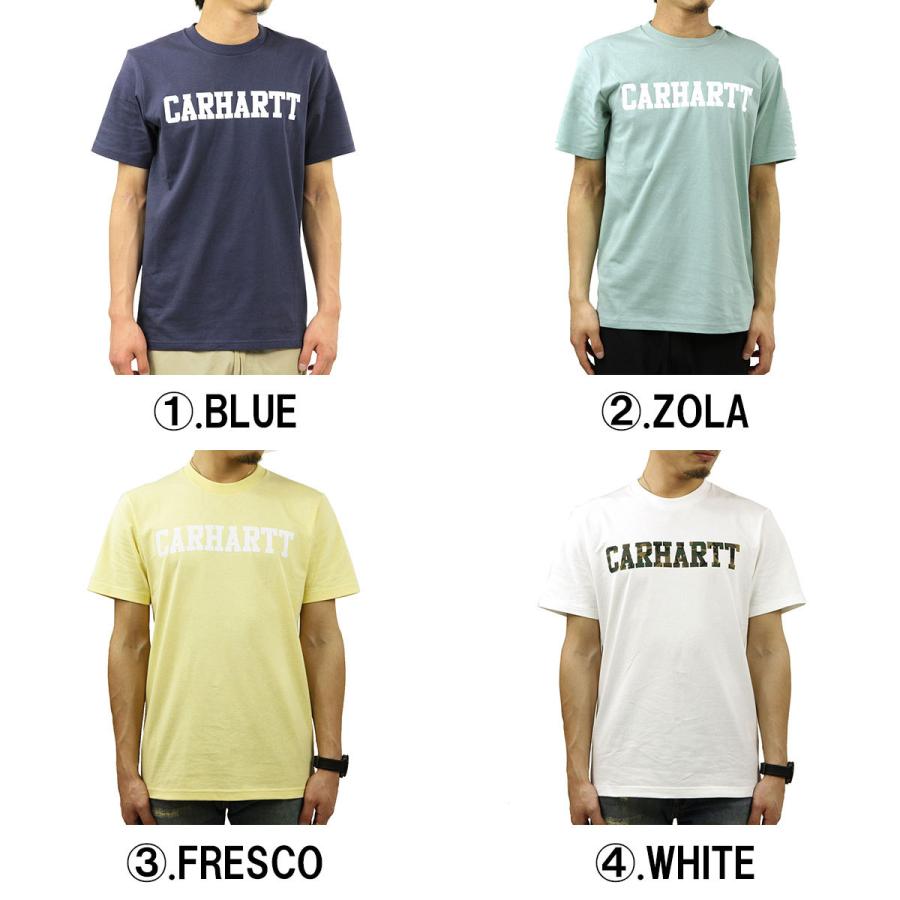 【ボーナスストア 誰でも+5% 5/18 0:00〜5/19 23:59】 カーハート Tシャツ メンズ 正規販売店 CARHARTT WIP 半袖Tシャツ ロゴTシャツ SHORT SLEEVE COLLEGE｜mixon｜07