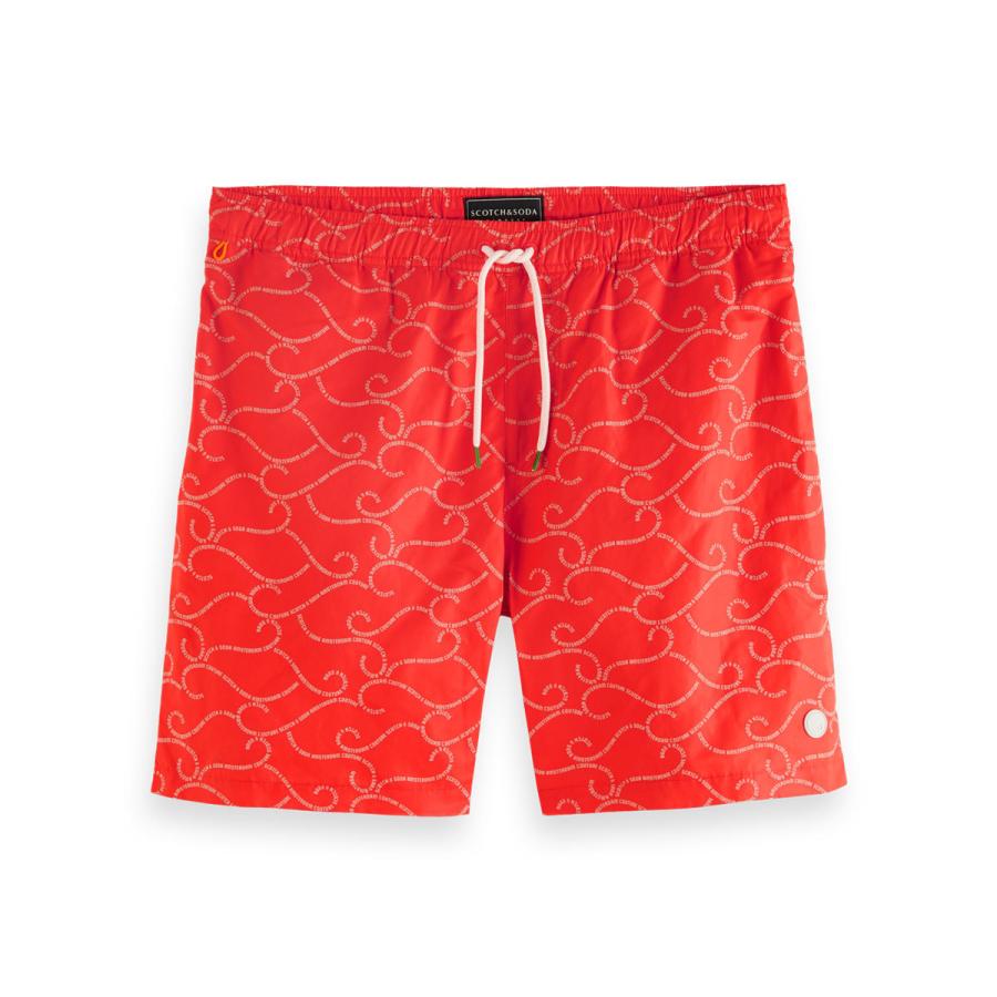 スコッチアンドソーダ 水着 メンズ 正規販売店 SCOTCH＆SODA スイムパンツ MID LENGTH - RECYCLED POLYESTER 2-COLORED SWIM SHORT PANTS 160604 0218 3860の画像