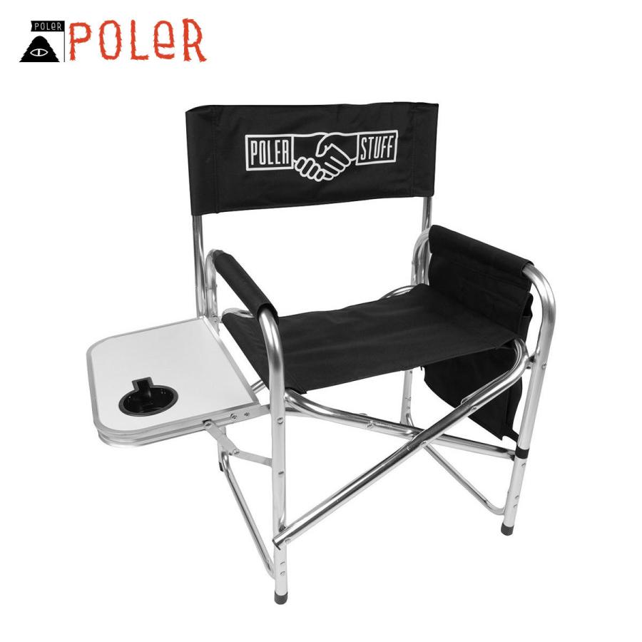 ポーラー 椅子 正規販売店 POLER キャンプ用イス キャンプ仕様 ADVENTURE CHAIR 211EQU9801 BLACK | 