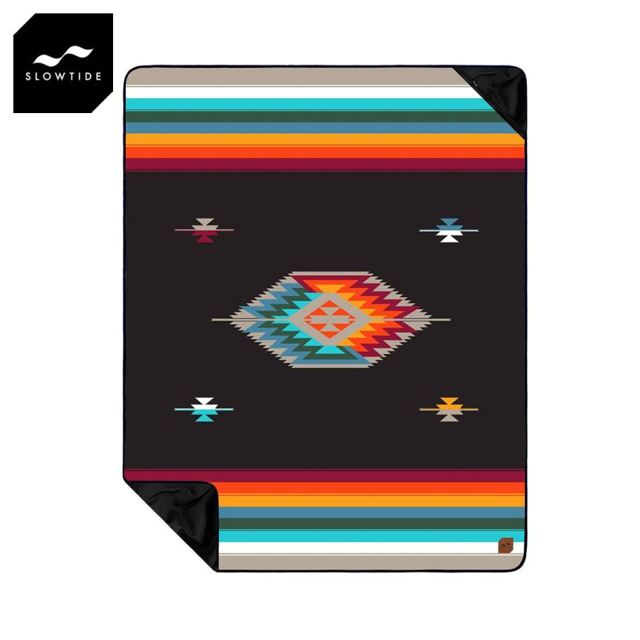 15%OFFセール 【販売期間 12/13 0:00〜12/19 9:59】 スロウタイド タオル 正規販売店 SLOWTIDE ブランケット VALEN CAMP BLANKET ST652 BLACK クリスマス プレゼント ラッピング スロウタイド タオル 正規販売店 SLOWTIDE ブランケット VALEN CAMP