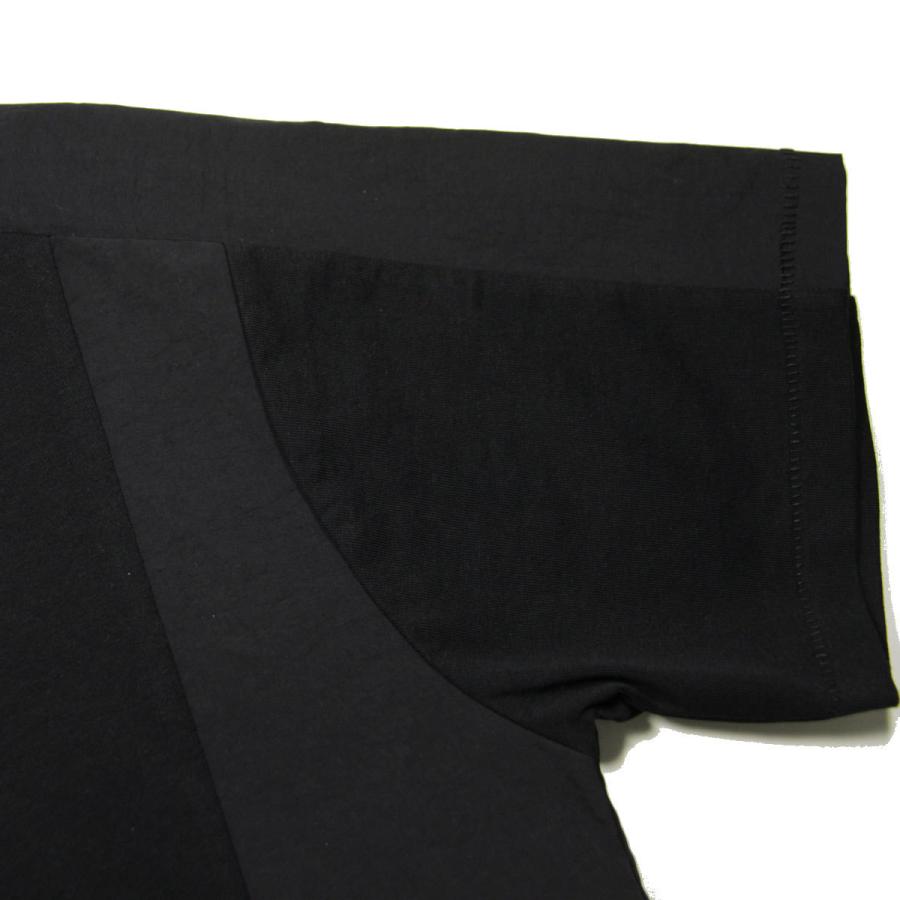 ゼンローブ Tシャツ メンズ 正規販売店 ZANEROBE 半袖Tシャツ クルーネック PANEL CREW NECK TEE BLACK 115-CRF | ZANEROBE | 07