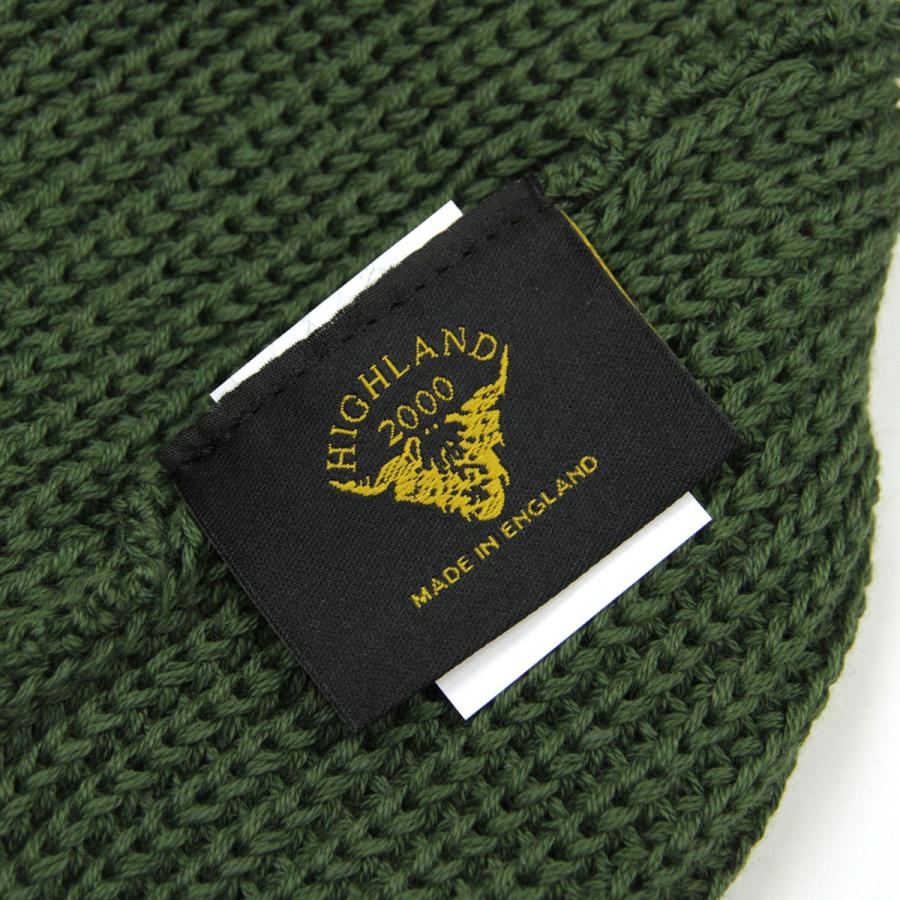 ハイランド2000 ニットキャップ メンズ レディース 正規販売店 HIGHLAND2000 ワッチキャップ ニット帽 HC SHORT WATCH CAP COTTON HL2104 MOSS | HIGHLAND 2000 | 05