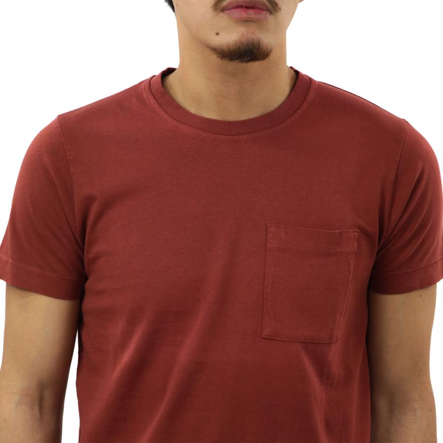 ヌーディージーンズ メンズ 半袖Tシャツ 正規販売店 Nudie Jeans クルーネック ポケT ROY CREW NECK ONE POCKET TEE BRICK 父の日 プレゼント ラッピング | Nudie Jeans | 04