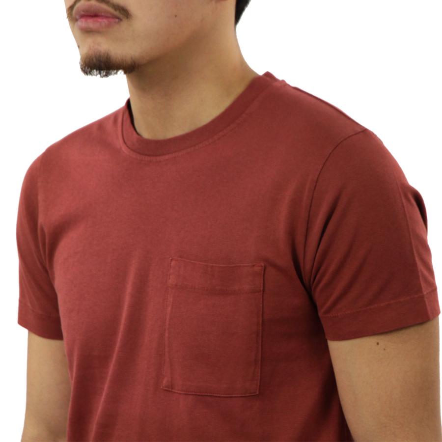 ヌーディージーンズ メンズ 半袖Tシャツ 正規販売店 Nudie Jeans クルーネック ポケT ROY CREW NECK ONE POCKET TEE BRICK 父の日 プレゼント ラッピング | Nudie Jeans | 05