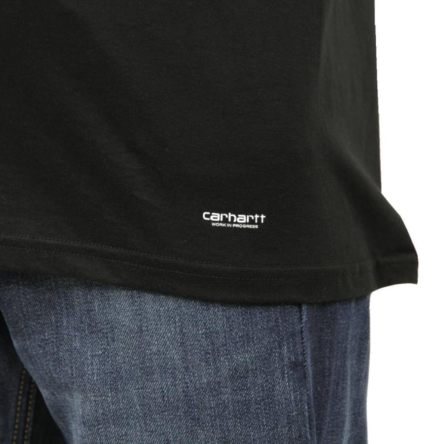 カーハート Tシャツ メンズ 正規販売店 CARHARTT WIP 半袖Tシャツ 2枚組 クルーネック STANDARD CREW NECK T-SHIRT 2 PACK BLACK + BLACK I029370 933XX | Carhartt | 07