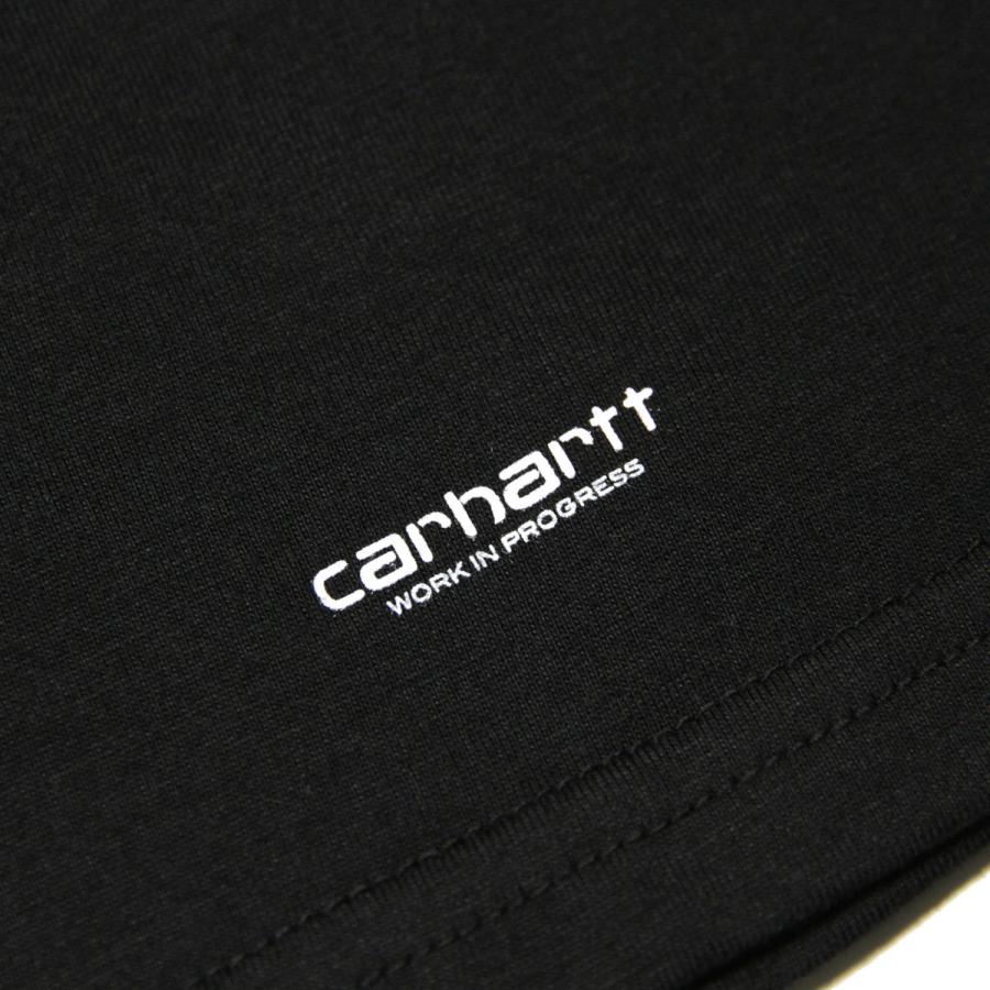 カーハート Tシャツ メンズ 正規販売店 CARHARTT WIP 半袖Tシャツ 2枚組 クルーネック STANDARD CREW NECK T-SHIRT 2 PACK BLACK + BLACK I029370 933XX | Carhartt | 08