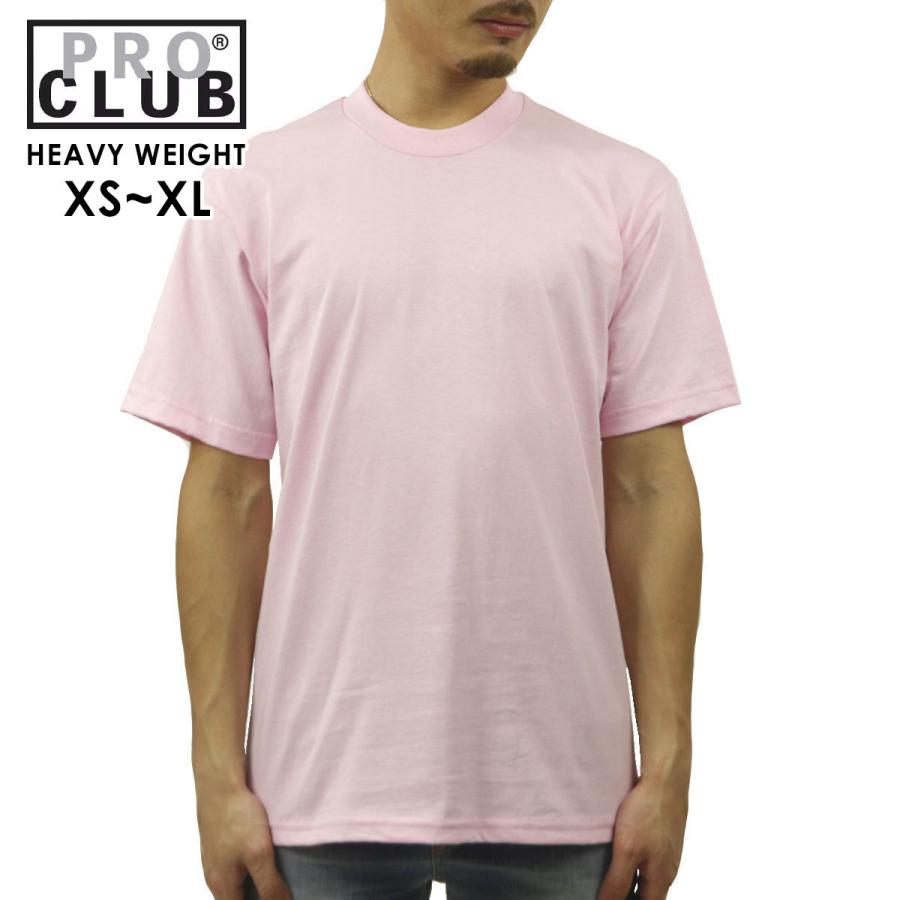 プロクラブ Tシャツ メンズ 正規品 PROCLUB 半袖Tシャツ クルーネックTシャツ HEAVY WEIGHT COTTON SHORT SLEEVE CREW NECK T-SHIRT PINK #101 大きいサイズ | 