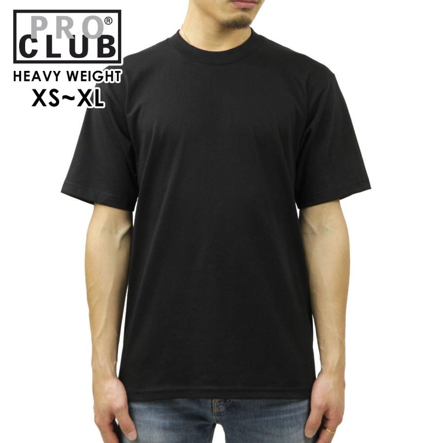 プロクラブ Tシャツ メンズ 正規品 PROCLUB 半袖Tシャツ クルーネックTシャツ HEAVY WEIGHT COTTON SHORT SLEEVE CREW NECK T-SHIRT BLACK #101 大きいサイズ | 