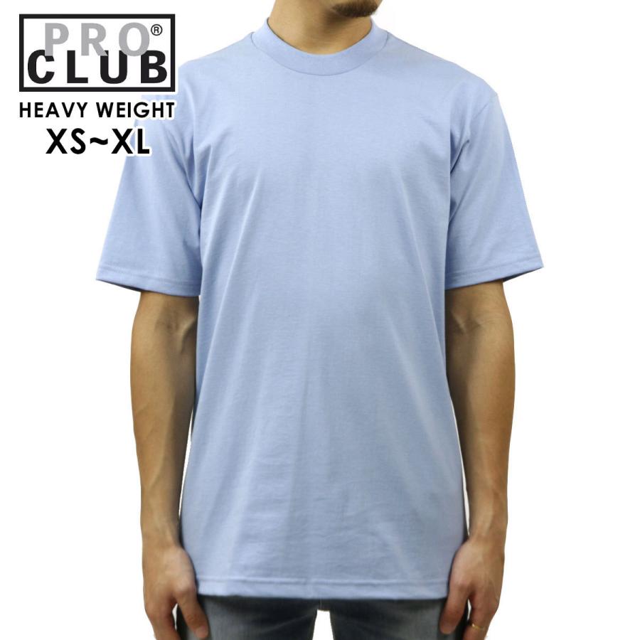 プロクラブ Tシャツ メンズ 正規品 PROCLUB 半袖Tシャツ クルーネックTシャツ HEAVY WEIGHT COTTON SHORT SLEEVE CREW NECK T-SHIRT SKY BLUE #101 大きいサイズ | 
