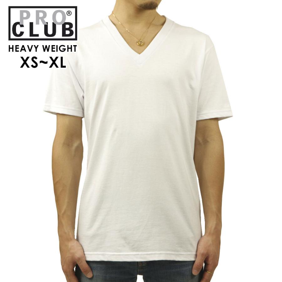 プロクラブ Tシャツ メンズ 正規品 PROCLUB 半袖Tシャツ VネックTシャツ HEAVY WEIGHT V-NECK T-SHIRT WHITE #105 大きいサイズ | 