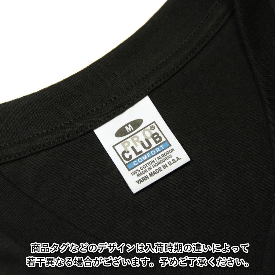 プロクラブ Tシャツ メンズ 正規品 PROCLUB 半袖Tシャツ VネックTシャツ COMFORT SHORT SLEEVE V-NECK TEE BLACK #106 大きいサイズ |  | 09