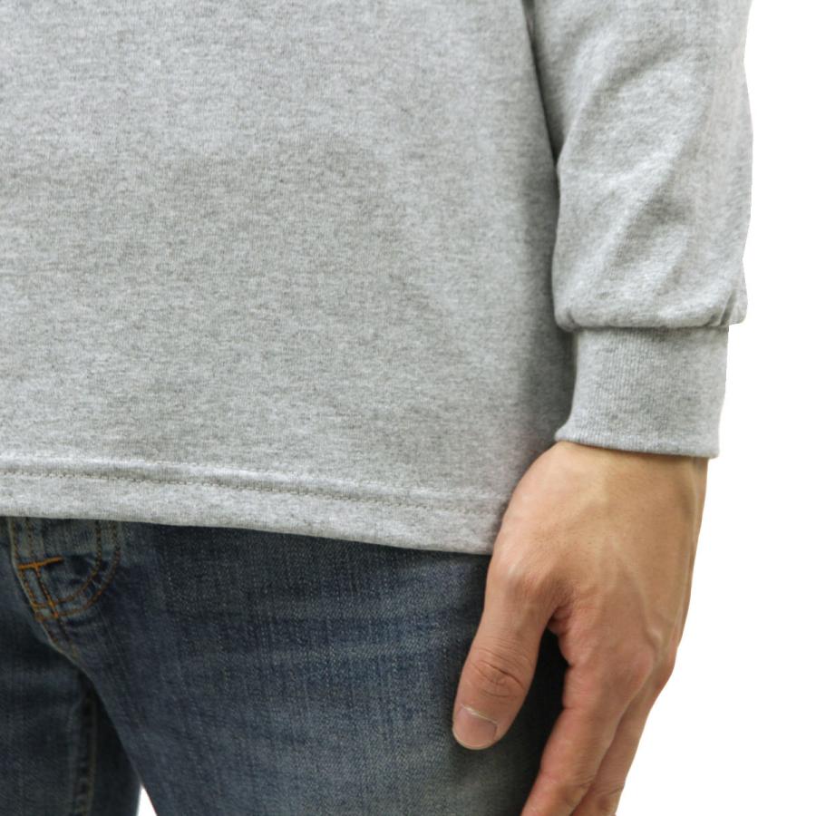 プロクラブ ロンT メンズ 正規品 PROCLUB 長袖Tシャツ クルーネック長袖Tシャツ HEAVY WEIGHT COTTON CREW NECK T-SHIRT HEATHER GREY #114 大きいサイズ | PRO CLUB | 06