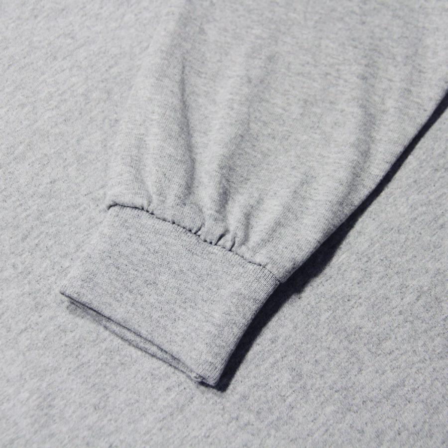 プロクラブ ロンT メンズ 正規品 PROCLUB 長袖Tシャツ クルーネック長袖Tシャツ HEAVY WEIGHT COTTON CREW NECK T-SHIRT HEATHER GREY #114 大きいサイズ | PRO CLUB | 07