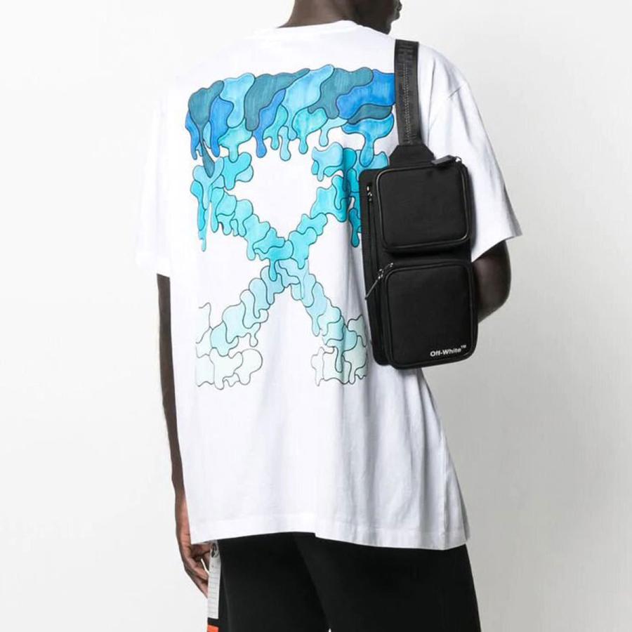 オフホワイト Tシャツ メンズ 正規品 OFF-WHITE 半袖Tシャツ バックプリント BLUE MARKER SHORT SLEEVE OVER TEE WHI 父の日 プレゼント ラッピング｜mixon｜06