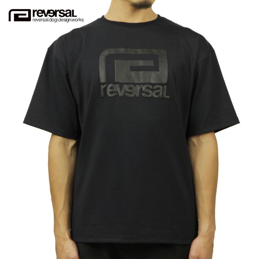 リバーサル Tシャツ メンズ 正規販売店 REVERSAL rvddw クルーネック半袖Tシャツ ビッグシルエット PEs MVS PUFF LOGO BIG 父の日 プレゼント ラッピング｜mixon