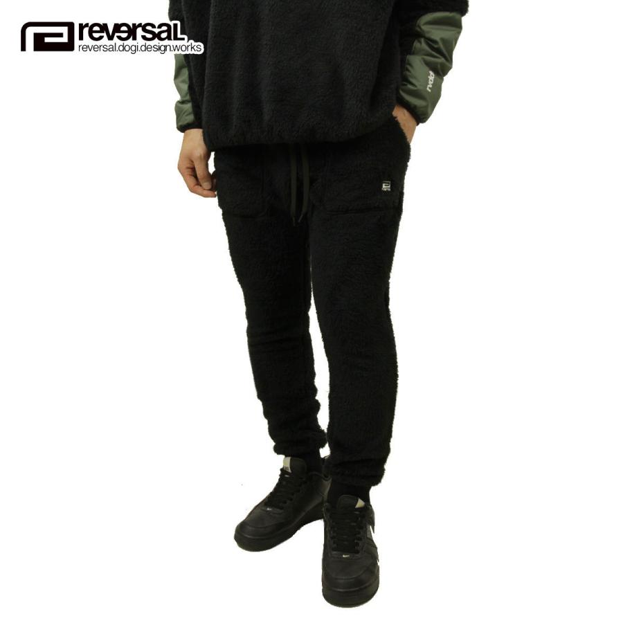 リバーサル ジョガーパンツ メンズ 正規販売店 REVERSAL rvddw ボトムス ボア パンツ URBAN BOA FLEECE JOGGER PANTS rv21aw404 BLACK クリスマス プレゼント ラッピング reversal（リバーサル） ジョガーパンツ メンズ 正規販売店 REVERSAL