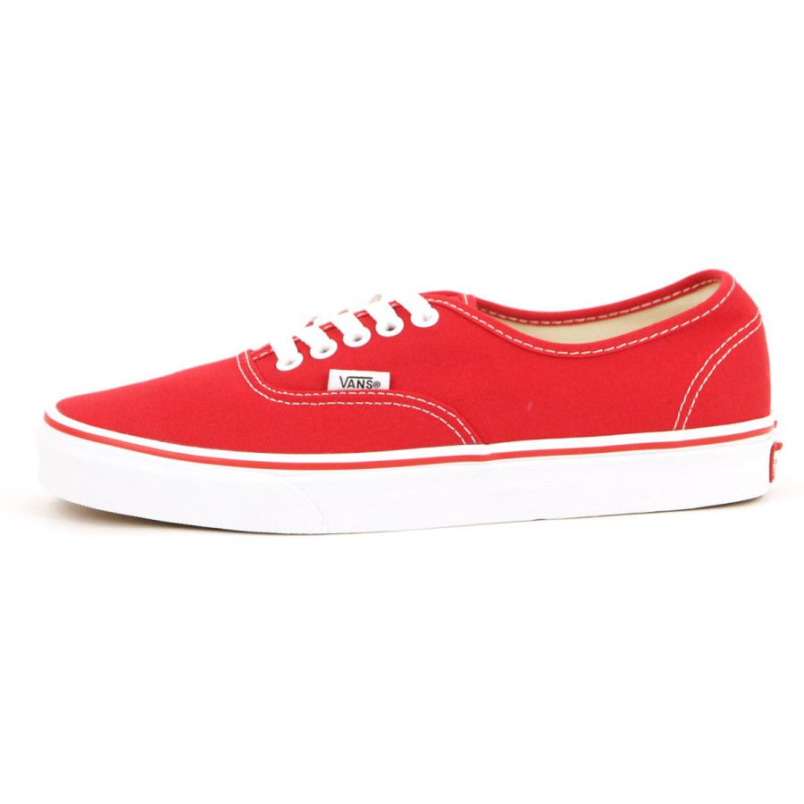 【ボーナスストア 誰でも+5% 5/19 0:00〜5/19 23:59】 バンズ スニーカー メンズ レディース 正規販売店 VANS オーセンティック VANS AUTHENTIC RED/TRUE W | VANS | 02