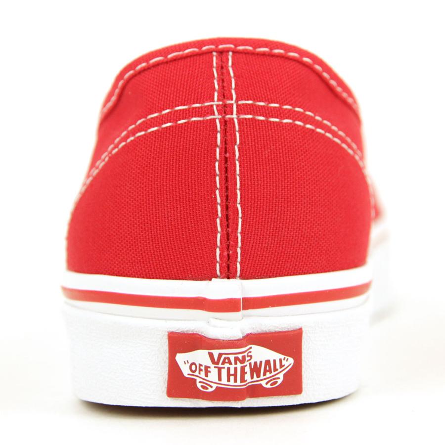 【ボーナスストア 誰でも+5% 5/19 0:00〜5/19 23:59】 バンズ スニーカー メンズ レディース 正規販売店 VANS オーセンティック VANS AUTHENTIC RED/TRUE W | VANS | 08