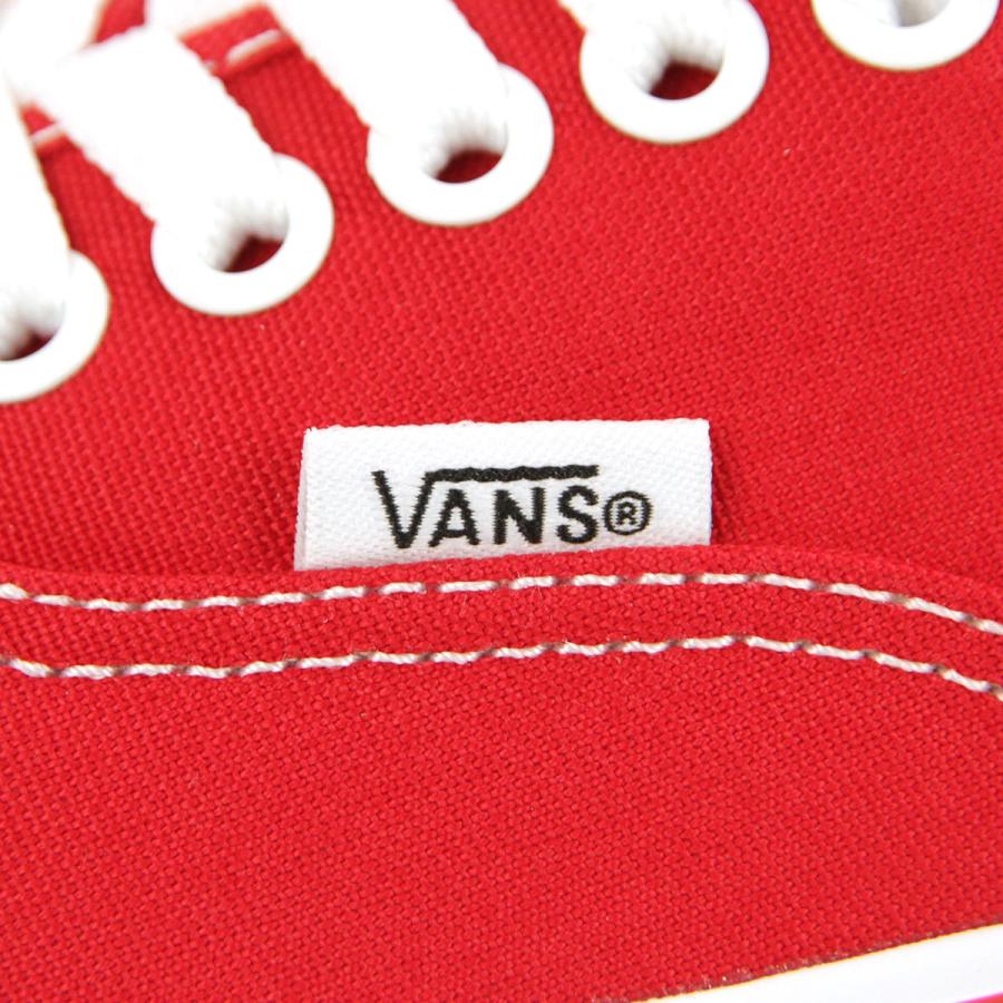 【ボーナスストア 誰でも+5% 5/19 0:00〜5/19 23:59】 バンズ スニーカー メンズ レディース 正規販売店 VANS オーセンティック VANS AUTHENTIC RED/TRUE W | VANS | 09