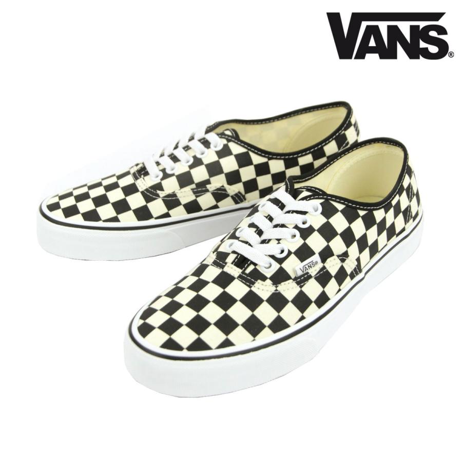 【ボーナスストア 誰でも+5% 5/15 0:00〜5/15 23:59】 バンズ メンズ スニーカー 正規販売店 VANS 靴 オーセンティック VANS AUTHENTIC PRIMARY CHECK BLAC | VANS