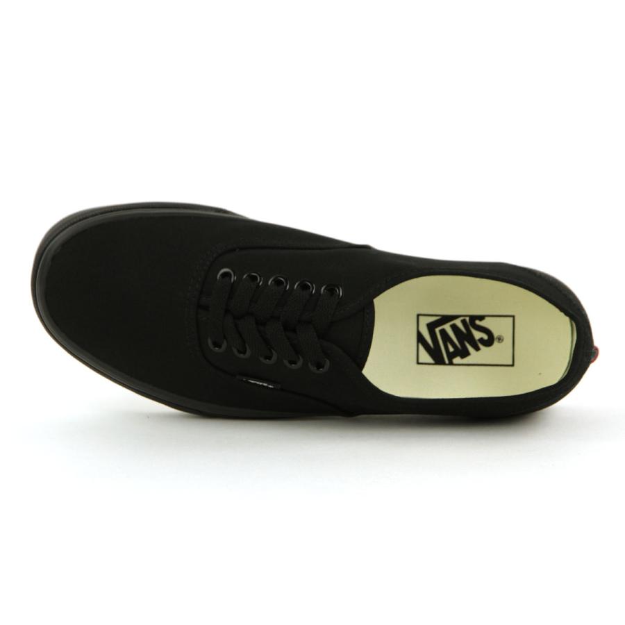 【ボーナスストア 誰でも+5% 5/21 0:00〜5/22 23:59】 バンズ メンズ スニーカー 正規販売店 VANS オーセンティック 靴 VANS AUTHENTIC BLACK/BLACK VN000E | VANS | 07