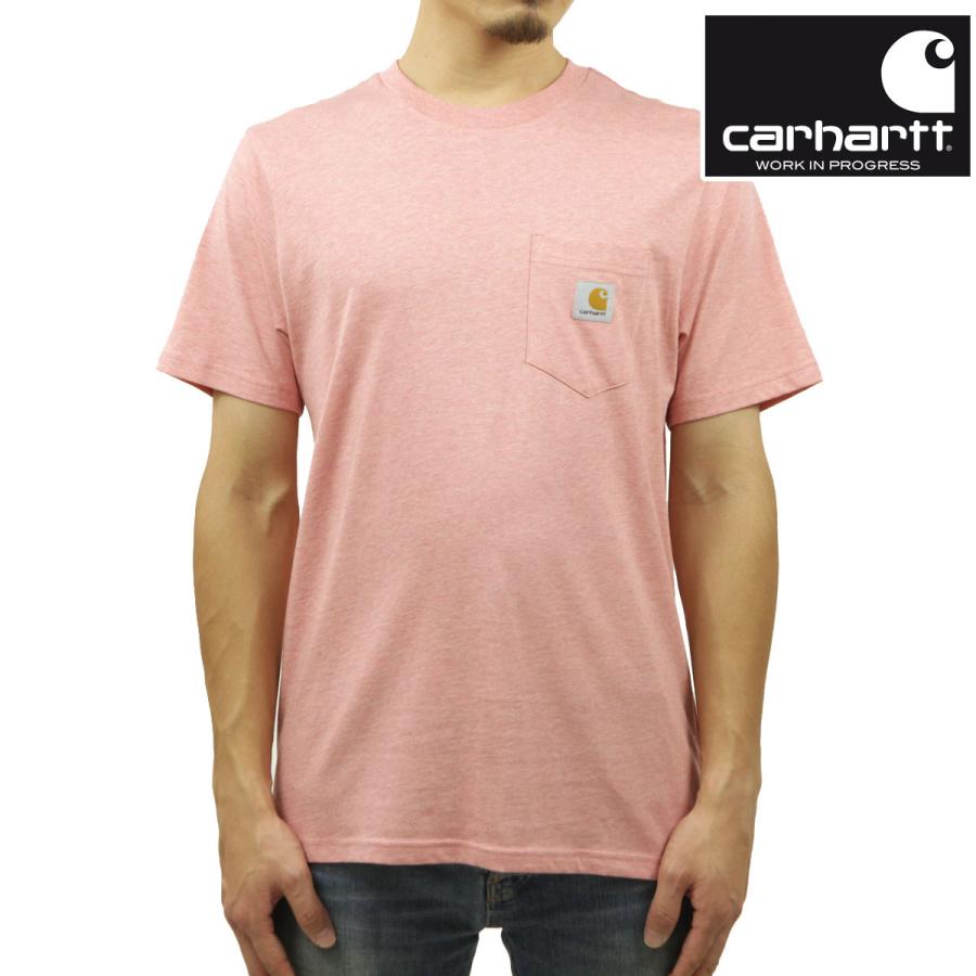 カーハート Tシャツ メンズ 正規品 CARHARTT WIP 半袖Tシャツ ポケットTシャツ ポケT クルーネック S/S POCKET T-SHIRT ROTHKO PINK HEATHER I022091 0TUXX | Carhartt